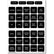 Blue Sea 4215 Square Format Label Set  30 4215