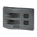 Blue Sea 4302 WeatherDeck Water Resistant Fuse Panel  2 Position  Grey 4302