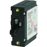 Blue Sea 7228 AC  DC Single Pole Magnetic World Circuit Breaker    50 Amp 7228