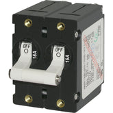Blue Sea 7294 ASeries Double Pole Toggle  16A  White 7294