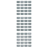 Blue Sea 8217 Grey Small Format Label Kit  60 Labels 8217