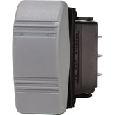 Blue Sea 8221 Water Resistant Contura III Switch  ONOFFON  Grey 8221
