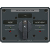 Blue Sea 8363 AC Rotary Switch Panel 65 Ampere 2 Positions  OFF 3 Pole 8363