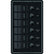 Blue Sea 8373 Water Resistant 6 Position  Black  Vertical Mount Panel 8373