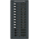 Blue Sea 8376 Panel DC 13 Position Vertical 8376