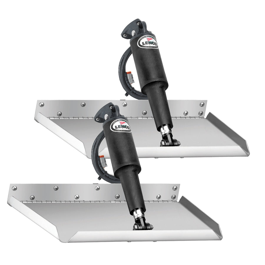 Lenco 12 x 18 Edge Mount Trim Tab Kit wo Switch Kit 12V 15017101