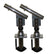 Lees Sidewinder BoltIn Outrigger Mounts LayDown Version  SilverPair SW9300