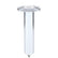 Lees 0 Degree Stainless Steel Swivel Base Flush Mount Rod Holder  Medium  2 OD X 65 Tube f Small Bent Butts RH5167V