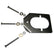 Lees Stainless Steel Backing Plate fMedium Rod Holders RH5931
