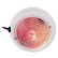 Perko Dome Light wRed  White Bulbs 1263DP1WHT
