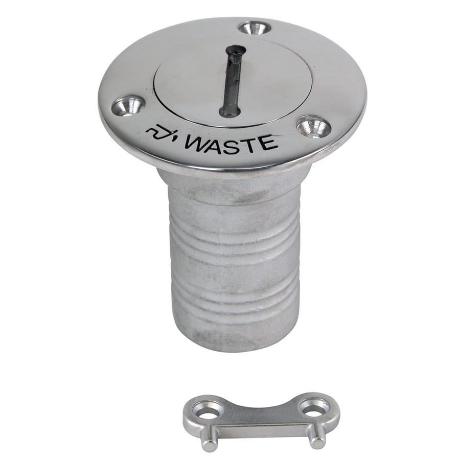Whitecap Hose Deck Fill  112 Hose Waste 6126C