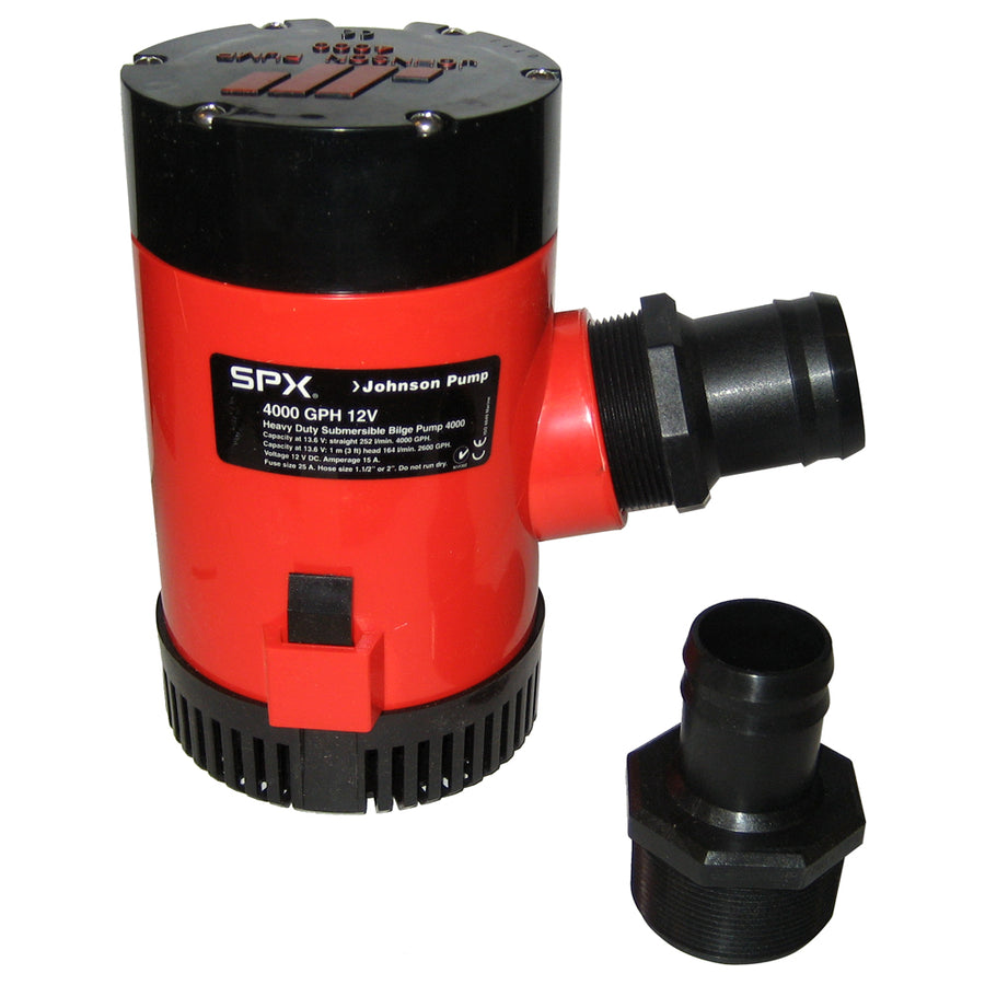 Johnson Pump 4000 GPH Bilge Pump 112 Discharge Port 12V 40004