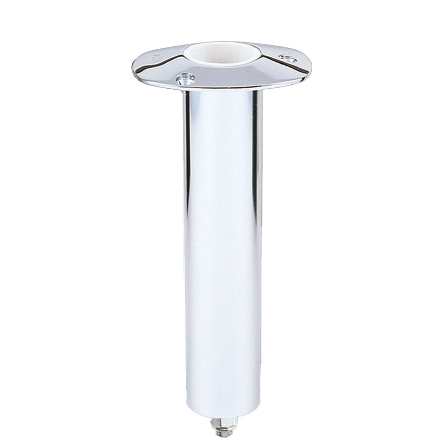 Lees 0 Degree SS Flush Mount Swivel Base Rod Holder  2 x 9  Medium RH5367V