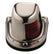 Attwood 1Mile Deck Mount Red Sidelight  12V  Stainless Steel Housing 66319R7