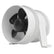 Attwood Turbo 4000 Series II WaterResistant InLine Blower  12V  White 17494