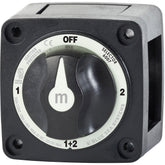 Blue Sea 6007200 Battery Switch Mini  4 Position  Black 6007200