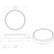Lumitec Halo  Flush Mount Down Light  White Finish  White NonDimming 112823