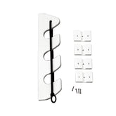 TACO 3Rod Poly Bungee Rod Holder Rack  White P03133W