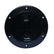 Beckson 4 Smooth Center ScrewOut Deck Plate  Black DP40B