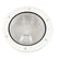 Beckson 4 Clear Center ScrewOut Deck Plate  White DP40WC