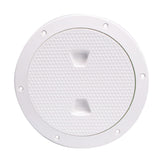 Beckson 6 NonSkid ScrewOut Deck Plate  White DP62W