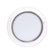 Beckson 6 Clear Center PryOut Deck Plate  White DP61WC