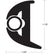 TACO Flex Vinyl Rub Rail Kit  Black wBlack Insert  50  178 X 138 V113426BBK502