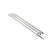 Lees 13 Bright Silver Center Rigger Pole wBlack Spike 138 MX8713CR