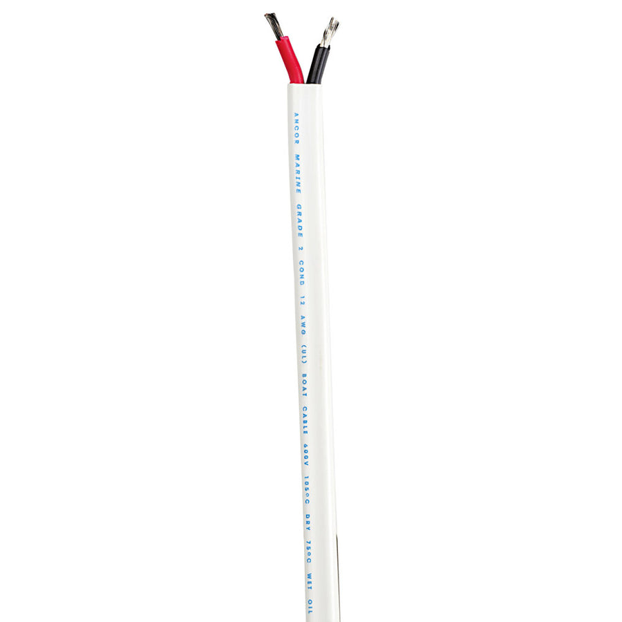 Ancor Standard Duplex Cable  Flat 62  2x13mm  RedBlack  Sold By The Foot 1207FT