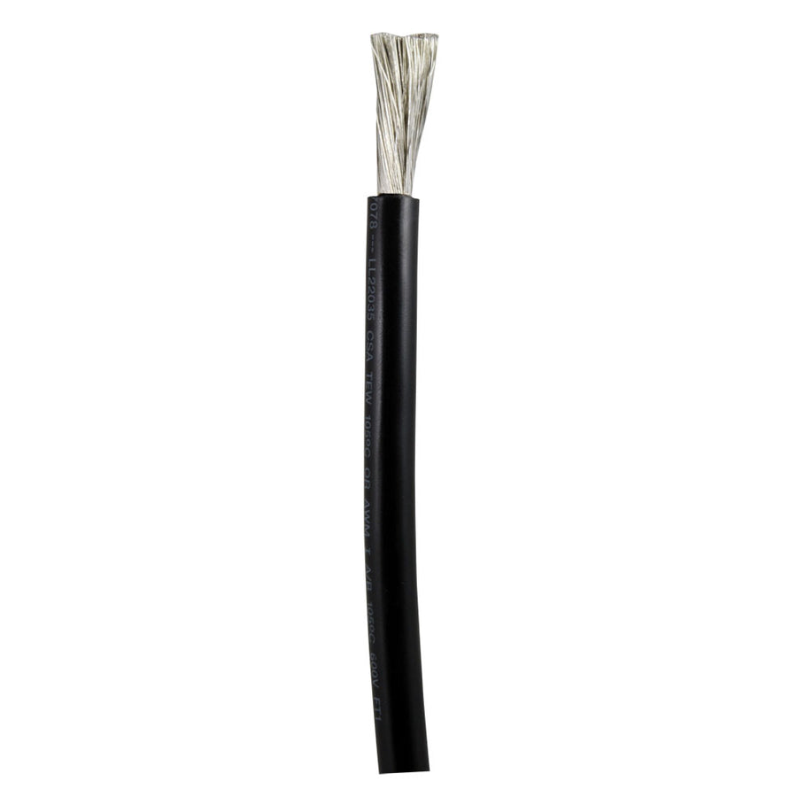 Ancor Black 6 AWG Battery Cable  Sold By The Foot 1120FT