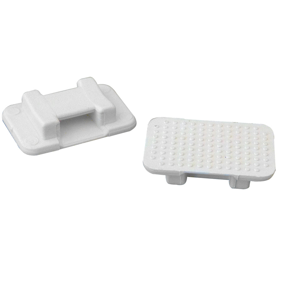 Weld Mount AT5 Large White Nylon Wire Tie Mount  Qty 50 805950
