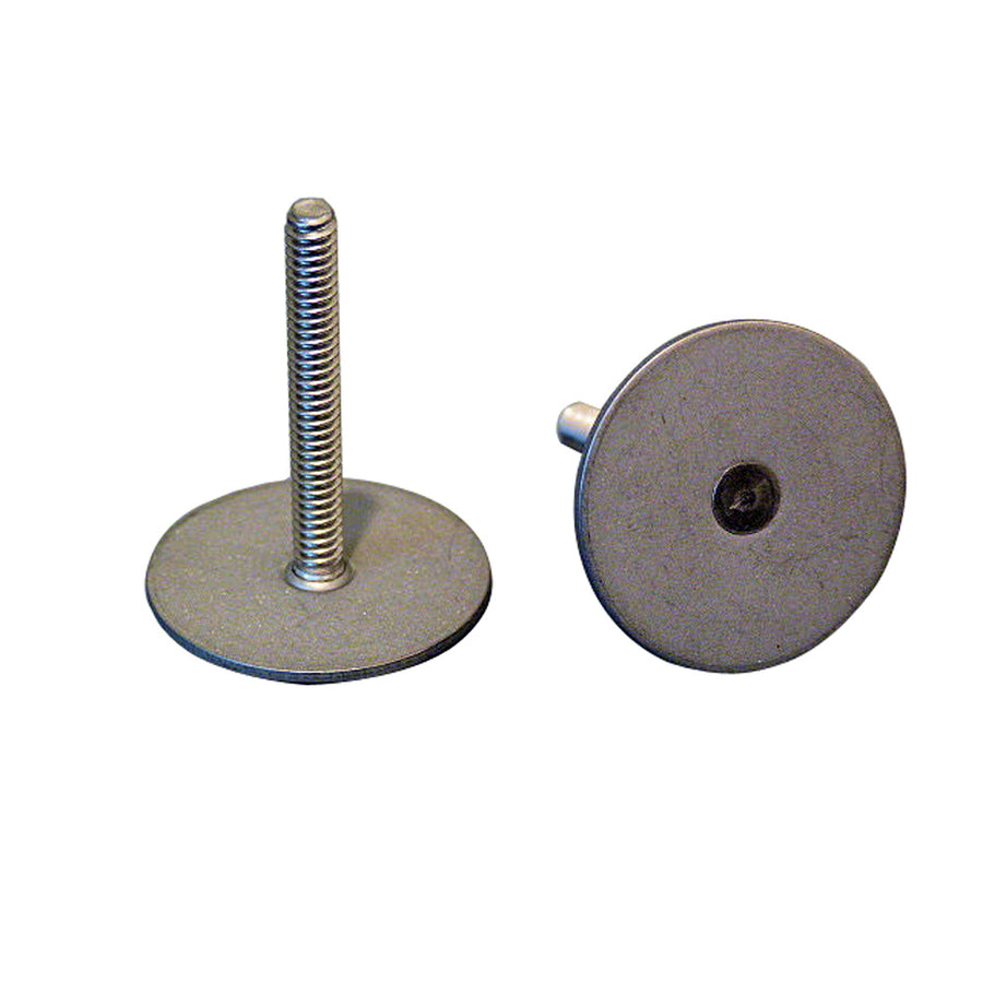 Weld Mount 15 Tall Stainless Steel Stud w10 x 24 Threads  Qty 10 102424