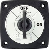 Blue Sea 6005200 Battery Switch Single Circuit ONOFF  Black 6005200