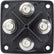 Blue Sea 6011200 mSeries Battery Switch Dual Circuit Plus  Black 6011200
