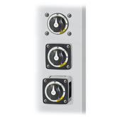 Blue Sea 6011200 mSeries Battery Switch Dual Circuit Plus  Black 6011200