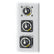 Blue Sea 6011200 mSeries Battery Switch Dual Circuit Plus  Black 6011200