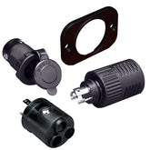 Marinco ConnectPro ChargingTrolling Receptacle Plug  6Guage Adapter 12VCP6