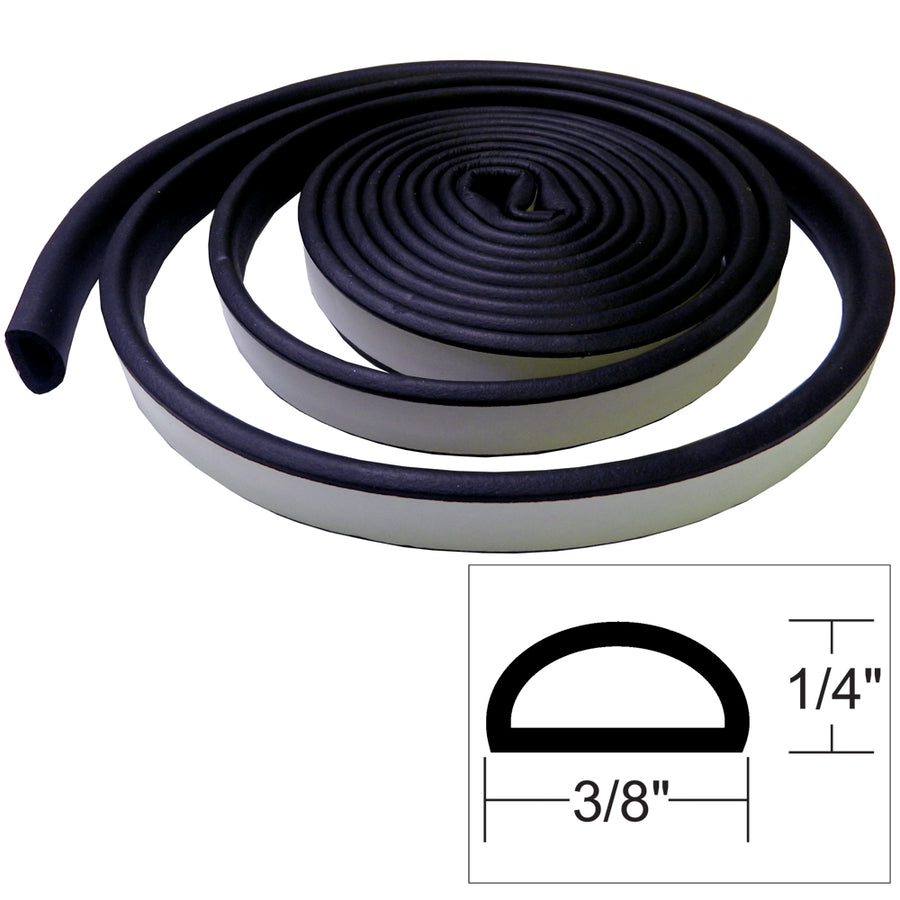 TACO Weather Seal  10L x 14H x 38W  Black V301333B101