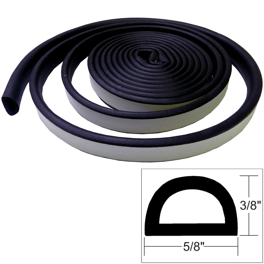 TACO Weather Seal  10L x 38H x W  Black V300109B101
