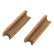 Whitecap Teak Rectangular Drawer Knob  234L  2 Pack 60131A