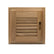 Whitecap Teak Louvered Door  Frame  Right Hand  12 x 12 60720