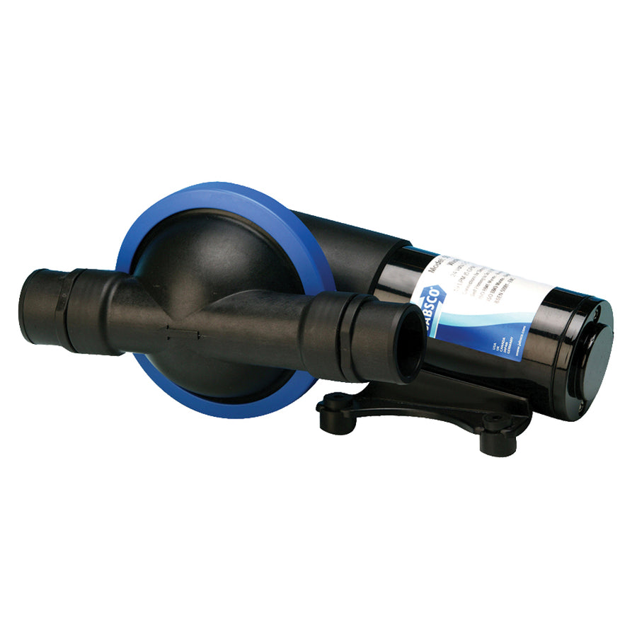 Jabsco Fish Box Evacuation Pump  12VDC 5GPM Diaphragm w 15 fittings 509001000