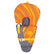 Full Throttle BabySafe Vest  Infant to 30lbs  OrangeGrey 10400020000014