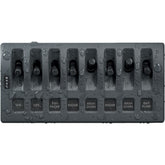Blue Sea 4309 WeatherDeck 12V DC Waterproof Switch Panel  8 Position 4309