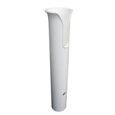 TACO Poly ThruBolt Rod Holder wMounting Holes  No Hardware  White P04011W