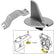 Tecnoseal Anode Kit wHardware  Yamaha 150200HP Left Hand Rotation  Aluminum 21102AL