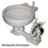 Raritan Fresh Head  Fresh Water Flush  Manual  Marine Size  Right Hand Operation 25M00