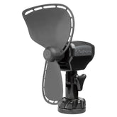 SEEKR by Caframo Ultimate 747 12V 2Speed 7 Fan wLighter Plug  Black 747DCBCS