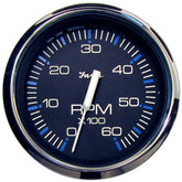 Faria Chesapeake Black 4 Tachometer  6000 RPM Gas Inboard  IO 33710