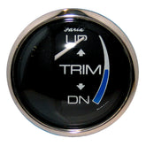 Faria Chesapeake Black 2 Trim Gauge JESuzuki Outboard 13709